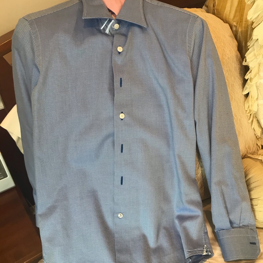 Robert Graham boys dress shirt L 14-16